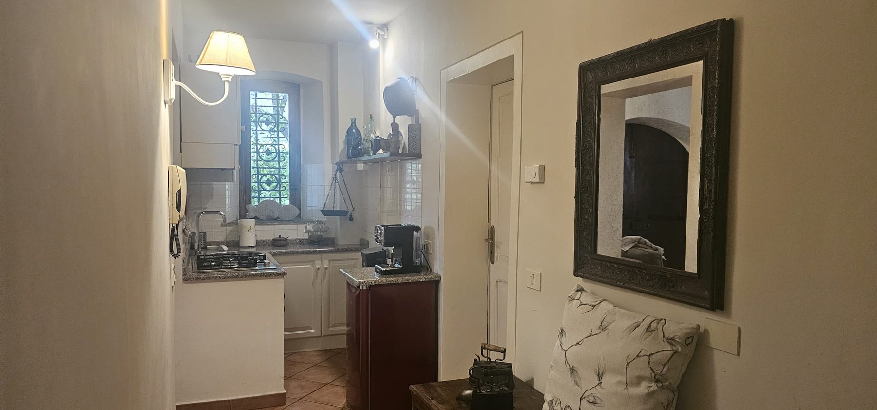 Angolo cucina dell'appartamento